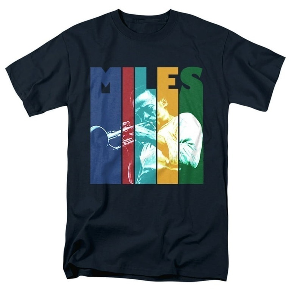 Miles Davis Lines Jazz Music Fan Graphic Unisex T-Shirt
